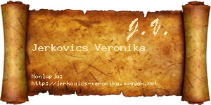 Jerkovics Veronika névjegykártya