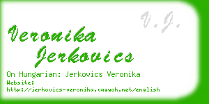 veronika jerkovics business card